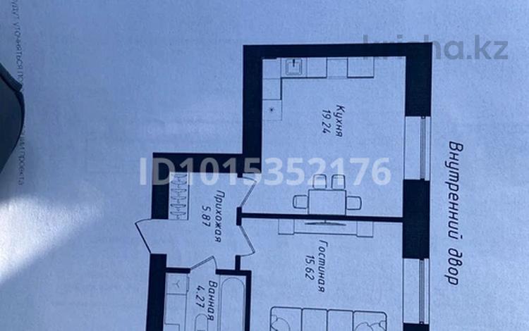 1-комнатная квартира · 45 м² · 5/9 этаж, Жубан Молдагалиев 6г за 25.2 млн ₸ в Астане, Нура р-н — фото 2