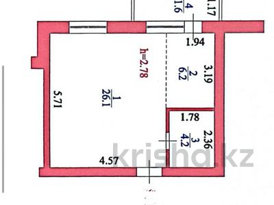 1-комнатная квартира · 38.1 м² · 9/10 этаж, Розы Боглановой 1 — САМАЯ ДЕШЕВАЯ ЦЕНА за ~ 21.6 млн ₸ в Астане