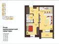 1-комнатная квартира, 40.95 м², 1/5 этаж, Ташенова 129 за 8.6 млн 〒 в Кокшетау