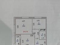 2-комнатная квартира, 58.37 м², 6/9 этаж, Нажимеденова 27 за 23.6 млн 〒 в Астане