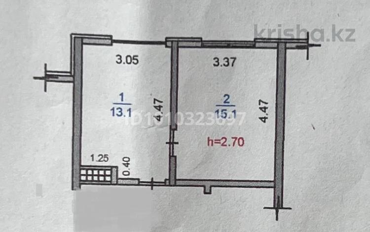 1-бөлмелі пәтер · 30 м² · 5/9 қабат, мкр Жас Канат, ​24-я улица 1/1а, бағасы: ~ 22.4 млн ₸ в Алматы, Турксибский р-н — фото 35