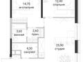 3-бөлмелі пәтер · 70 м² · 5/12 қабат, Макатаева - Байтурсынова 129/4, бағасы: 58 млн ₸ в Алматы, Алмалинский р-н