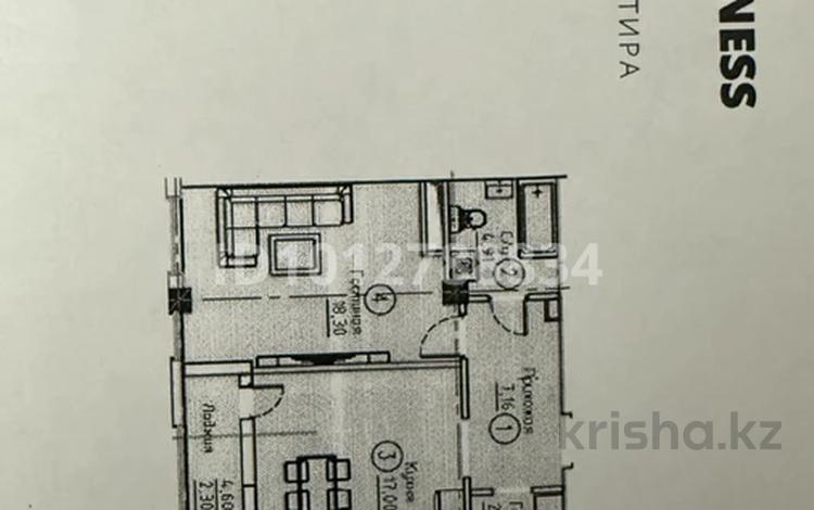 1-бөлмелі пәтер · 50 м² · 1/9 қабат, Рыскулова 27 — Угол улицы Байтерекова, бағасы: 30 млн ₸ в Шымкенте, Аль-Фарабийский р-н — фото 2