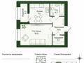 1-комнатная квартира · 44.4 м² · 9/9 этаж, Улы Дала 36 — Туран за 28.5 млн ₸ в Астане, Нура р-н — фото 2