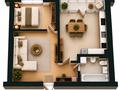1-комнатная квартира · 44.4 м² · 9/9 этаж, Улы Дала 36 — Туран за 28.5 млн ₸ в Астане, Нура р-н — фото 3