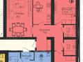 3-комнатная квартира · 95 м² · 8/12 этаж, Улы Дала 40 — Казыбек би. пр. Туран. за 49 млн ₸ в Астане, Нура р-н