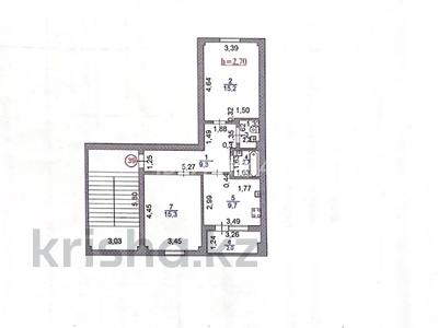 2-комнатная квартира, 54.6 м², 1/6 этаж, мкр Нурсая 70 за 22 млн 〒 в Атырау, мкр Нурсая