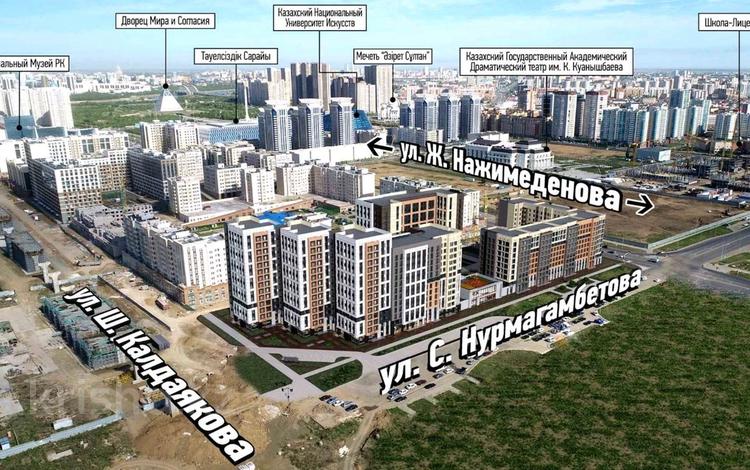2-комнатная квартира, 63.81 м², Нажимеденова 22 за ~ 22.2 млн 〒 в Астане, Алматы р-н — фото 2