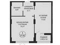 1-комнатная квартира · 47.85 м² · 9/12 этаж, Достык 8/5 за ~ 37.8 млн ₸ в Астане, Есильский р-н