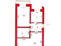 2-комнатная квартира · 63.5 м² · 3/5 этаж, Кердери 125/1 за 20 млн 〒 в Уральске, мкр Школьник