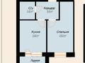 1-комнатная квартира · 42 м² · 2/6 этаж, мкр Юго-Восток, Рыскулова 5/3 за ~ 17.4 млн ₸ в Караганде, Казыбек би р-н — фото 2