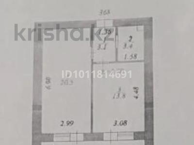 1-комнатная квартира · 45 м² · 10/10 этаж, ул. Алихана Бокейхана 11 за 25 млн ₸ в Астане, Есильский р-н