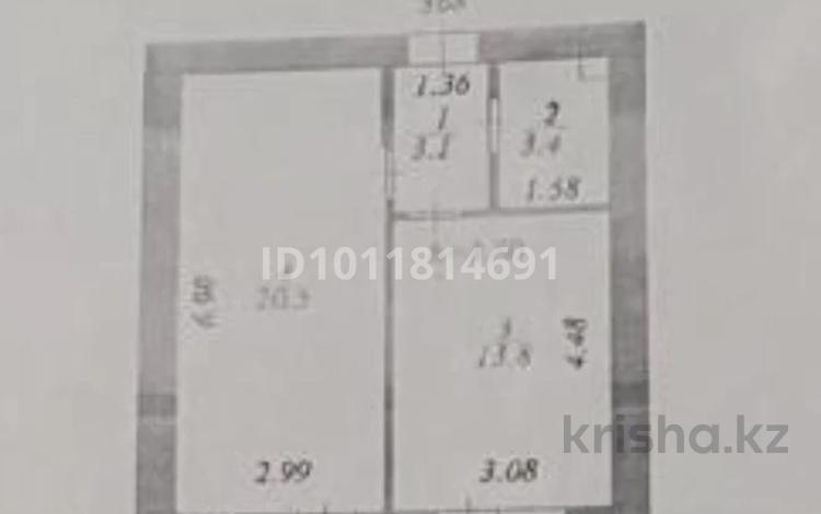 1-комнатная квартира · 45 м² · 10/10 этаж, ул. Алихана Бокейхана 11 за 25 млн ₸ в Астане, Есильский р-н — фото 2