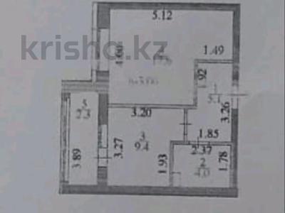 1-комнатная квартира, 38.4 м², Ш. Калдаякова 58 — А82 за 17 млн 〒 в Астане, Алматы р-н