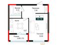 1-комнатная квартира · 40.19 м² · 7/17 этаж, Е 882 40 за 21.9 млн ₸ в Астане — фото 4