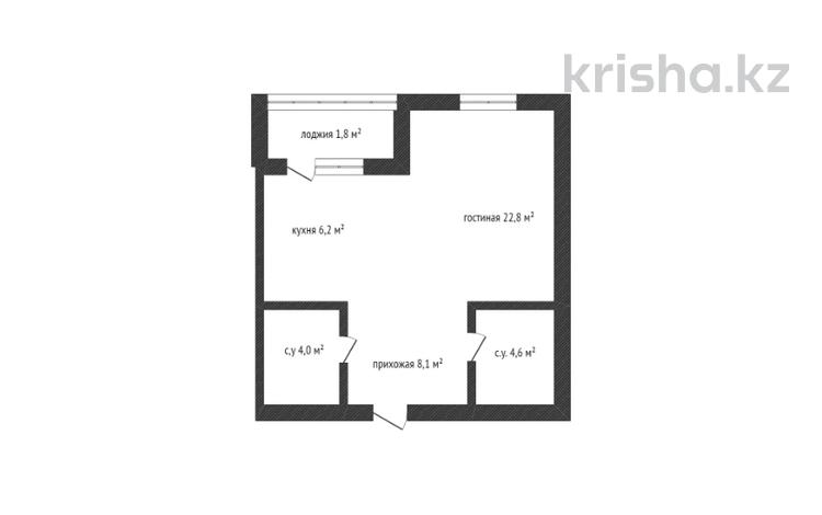 2-комнатная квартира, 47.5 м², 8/9 этаж, Назарбаева 121 за ~ 21.3 млн 〒 в Кокшетау — фото 2