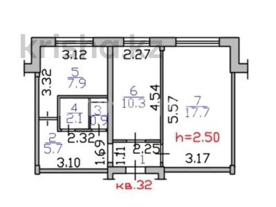 2-комнатная квартира · 47 м² · 1/5 этаж, Ново-Ахмирово 15 за 11.8 млн ₸ в Усть-Каменогорске