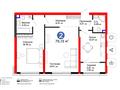 2-комнатная квартира · 75 м² · 1/9 этаж, Лебедева — С 15% СКИДКОЙ. ВИД НА ГОРЫ. за ~ 75 млн ₸ в Алматы, Бостандыкский р-н