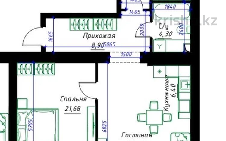 3-бөлмелі пәтер · 86 м² · 2/7 қабат, ул. Жошы хан, 12/3 2а, бағасы: 68 млн 〒 в Астане, Есильский р-н — фото 4