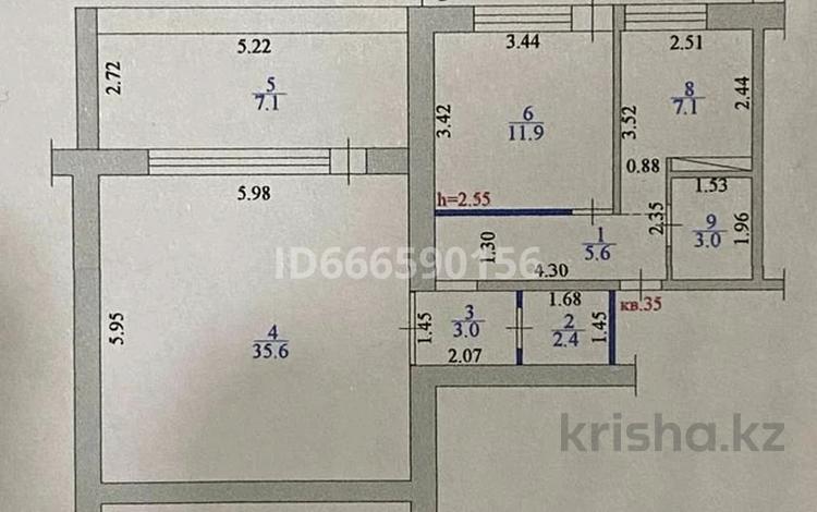 3-комнатная квартира, 77 м², 2/5 этаж, 27-й мкр 71 за 16.5 млн 〒 в Актау, 27-й мкр — фото 9