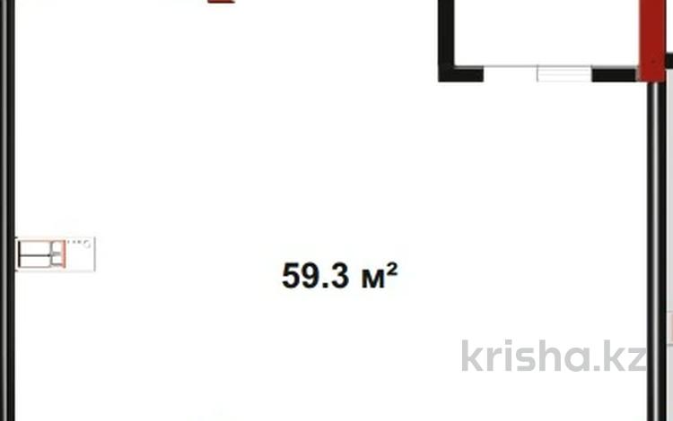 2-комнатная квартира · 59.3 м² · 9/10 этаж, Илияса Есенберлина 20 за ~ 24 млн ₸ в Усть-Каменогорске — фото 2