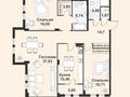 3-бөлмелі пәтер · 125 м² · 5/7 қабат, Анатолий храпатый 7/1 — Анатолий Храпатый, бағасы: 120 млн ₸ в Астане, Алматы р-н — фото 2