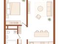 2-комнатная квартира · 42 м² · 6/20 этаж, Жургенова — Жургенова -Байтурсынова за 26 млн ₸ в Астане, Сарайшык р-н — фото 5