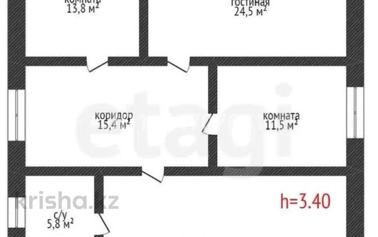 Отдельный дом · 4 комнаты · 120 м² · 10 сот., Нур Актобе, Ж.м Бекқұл Баба за 17 млн ₸ — фото 2