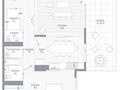 2-комнатная квартира · 101.7 м² · 1/3 этаж, мкр Мирас за ~ 172.7 млн ₸ в Алматы, Бостандыкский р-н — фото 2