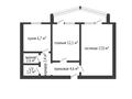 2-комнатная квартира, 46.6 м², 4/5 этаж, авиагородок 20 за 14.2 млн 〒 в Актобе, мкр Авиагородок — фото 14