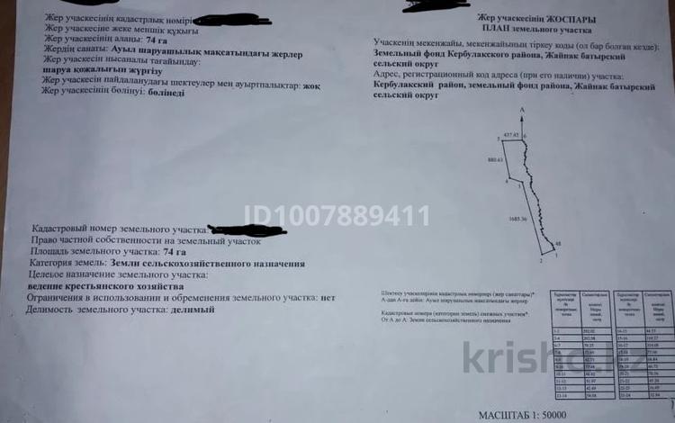 Участок · 74 га, Когалы за 50 млн ₸ — фото 2