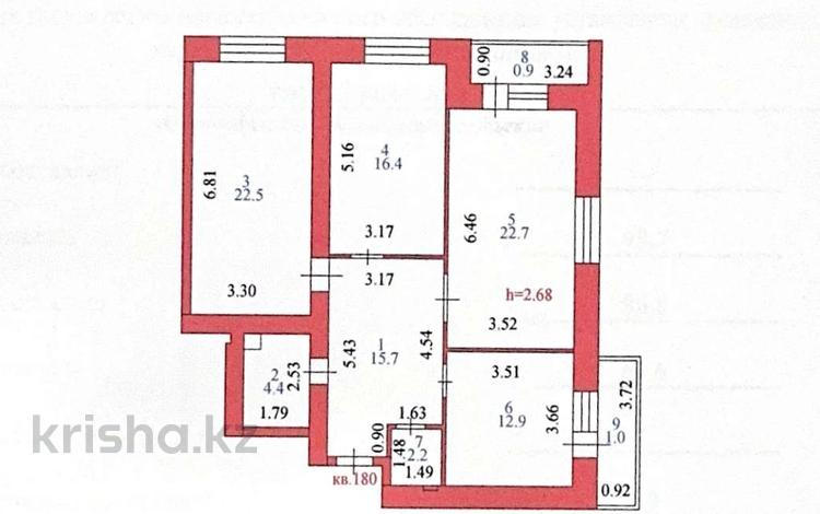 3-бөлмелі пәтер · 98.7 м² · 10/10 қабат, Жумабаева 60/4, бағасы: 34.5 млн ₸ в Астане, Алматы р-н — фото 6