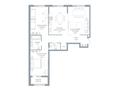 3-бөлмелі пәтер · 95.54 м², по ул. Ханов Керея и Жанибека, бағасы: ~ 80.3 млн ₸ в Астане — фото 3