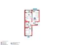 2-бөлмелі пәтер · 64 м², ​Тамерлановское шоссе, бағасы: 26 млн ₸ в Шымкенте, Туран р-н