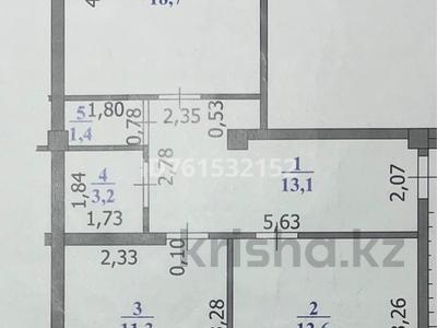 2-бөлмелі пәтер · 60.3 м² · 9/9 қабат, мкр Кунаева 55, бағасы: 23 млн ₸ в Уральске