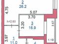 1-комнатная квартира · 59.1 м² · 3/6 этаж, Микрорайон Аэропорт 1, ул. Герасимова 1/1 — ул. Карбышева за ~ 17.7 млн 〒 в Костанае, Микрорайон Аэропорт 1 — фото 12