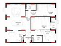 4-бөлмелі пәтер · 133.65 м², Шамши Калдаяков 10, бағасы: ~ 104.9 млн ₸ в Астане, Сарайшык р-н — фото 3