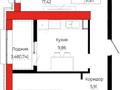 2-бөлмелі пәтер · 52 м² · 9/9 қабат, Айтматова 21, бағасы: 27.8 млн ₸ в Астане, Нура р-н — фото 4