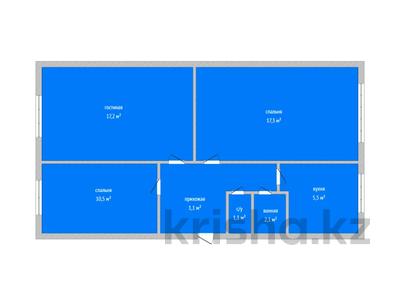 3-комнатная квартира · 61.4 м² · 1/5 этаж, Маяковского 117 за 20.5 млн 〒 в Костанае