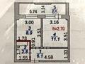 2-бөлмелі пәтер · 35.4 м² · 11/14 қабат, мкр Юго-Восток, Муканова 78/3 — Таттимбета, Гульдер, бағасы: 19.9 млн ₸ в Караганде, Казыбек би р-н — фото 21
