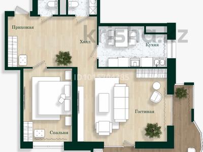 3-бөлмелі пәтер · 97.3 м² · 10/12 қабат, Аскарова 8, 8/1, 8/2, 8/3 — Саина, бағасы: 97.3 млн ₸ в Алматы, Ауэзовский р-н