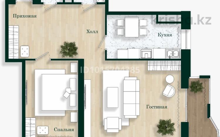 3-бөлмелі пәтер · 97.3 м² · 10/12 қабат, Аскарова 8, 8/1, 8/2, 8/3 — Саина, бағасы: 97.3 млн ₸ в Алматы, Ауэзовский р-н — фото 4