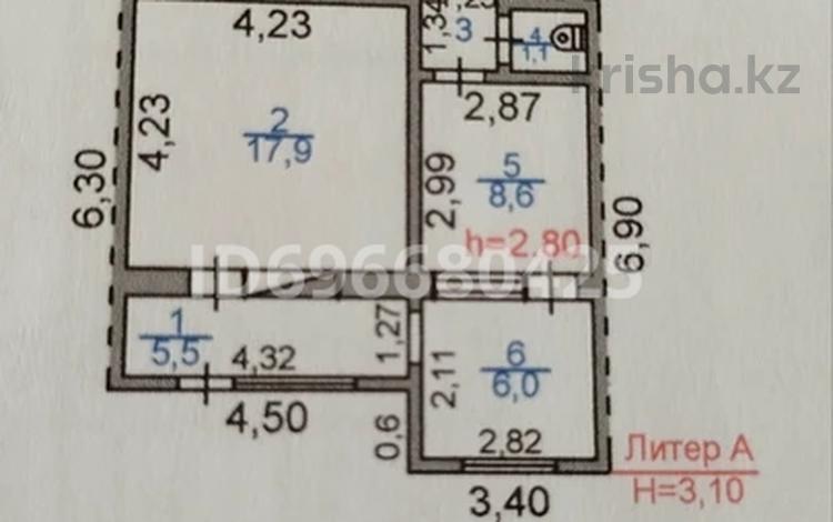 3-комнатная квартира, 93.7 м², 1/10 этаж, Гагарина 80 за 60 млн 〒 в Жезказгане — фото 2