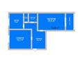 2-комнатная квартира · 66 м² · 2/6 этаж, Кобыланды батыра 8А за 24.5 млн 〒 в Костанае — фото 2
