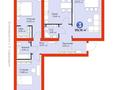 3-комнатная квартира, 99.16 м², 5/9 этаж, Е-321 6/2 за ~ 41.6 млн 〒 в Астане
