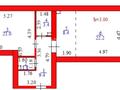 2-комнатная квартира, 68.6 м², 2/12 этаж, Бухар жырау 13 — 809 за 29 млн 〒 в Астане, Есильский р-н