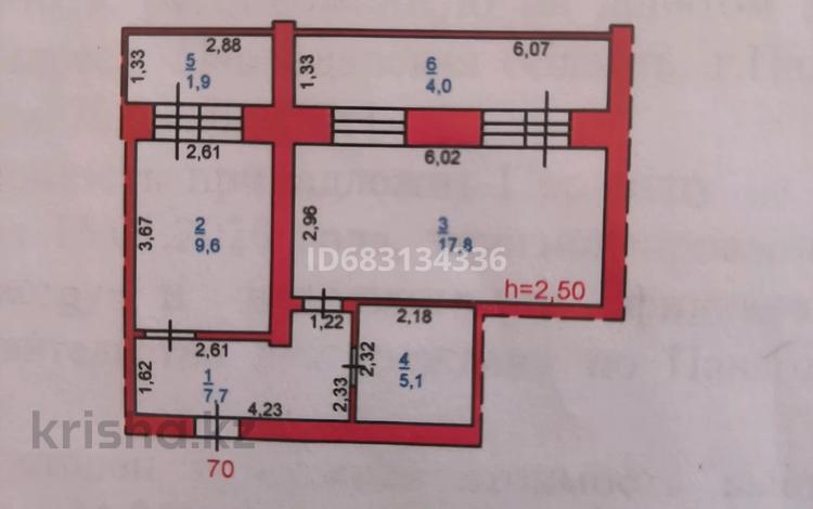 1-комнатная квартира, 46.1 м², 9/9 этаж, Расковой 2/1 — Циолковского - Камзина за 18.5 млн 〒 в Павлодаре — фото 14