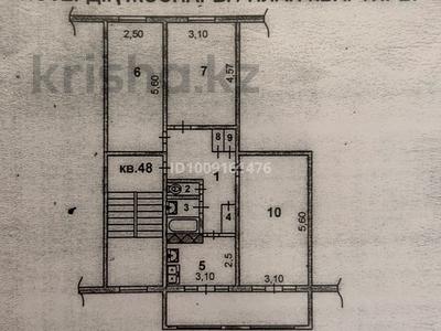 3-комнатная квартира · 65 м² · 4/5 этаж, 17-й микрорайон, 17-й микрорайон за 25 млн 〒 в Шымкенте, Аль-Фарабийский р-н