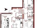 3-комнатная квартира · 102.7 м² · 2/5 этаж, Даулеткерея 61 за 52 млн ₸ в Алматы, Наурызбайский р-н — фото 2