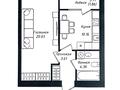1-комнатная квартира · 40.02 м² · 12/12 этаж, Просп. Улы Дала 38/3 за 26.8 млн ₸ в Астане, Нура р-н